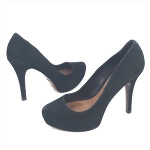 Schutz Platform Suede Pump Stiletto Heel Sz 6